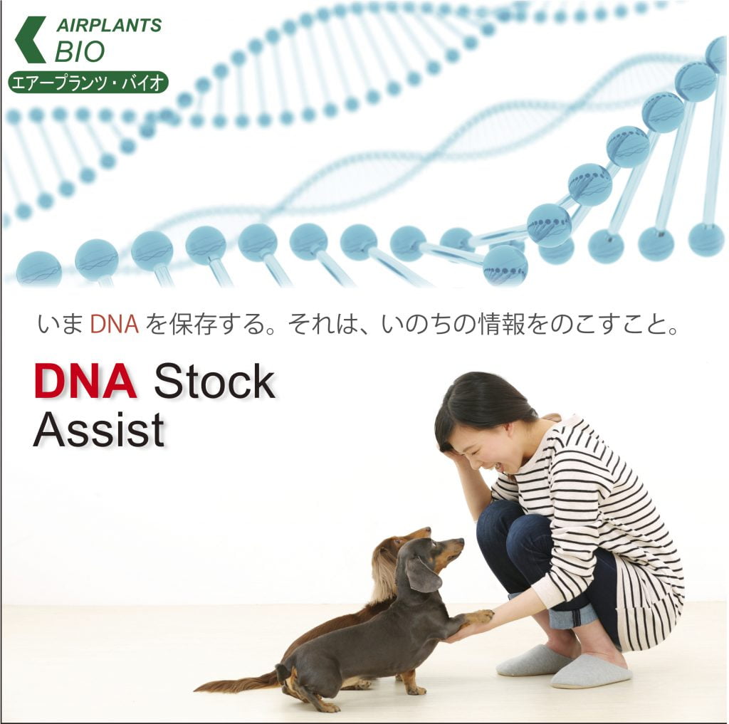 DNA情報をカタチに残すメモリアルサービス～ＤＮＡストックアシスト DNA Stock Assist～